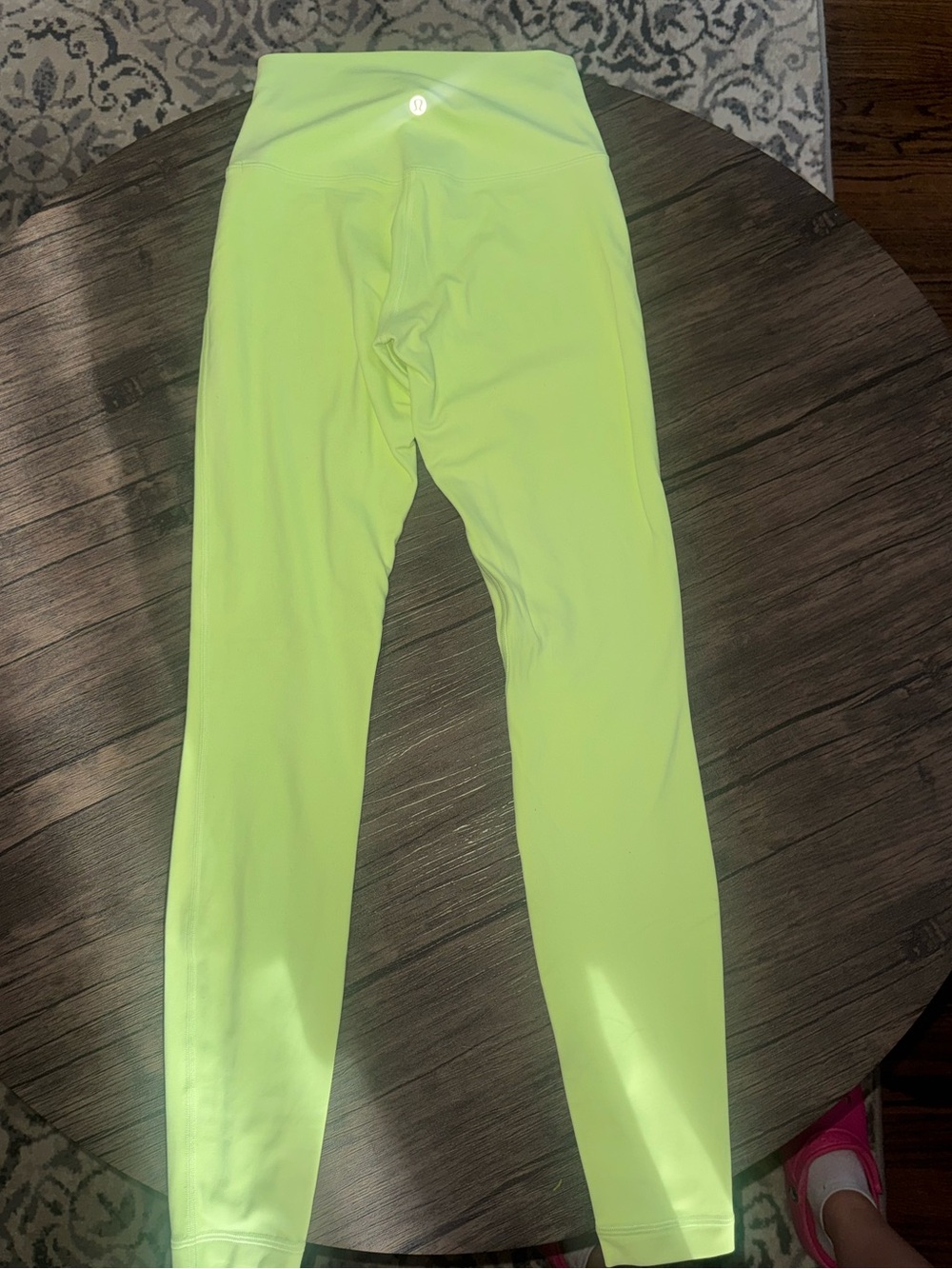 Lululemon Align High-Rise Pant 28" - Size 4 electric lemon yellow
